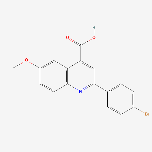 2-(4-BROMO-PHENYL)-6-METHOXY-QUINOLINE-4-CARBOXYLIC ACID (CAS: 35181-24-9) - Related Chemical Product