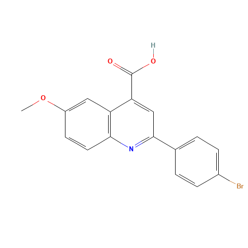 2-(4-BROMO-PHENYL)-6-METHOXY-QUINOLINE-4-CARBOXYLIC ACID (CAS: 35181-24-9) - Related Chemical Product