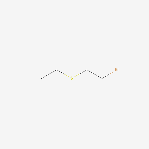 2-BROMOETHYL ETHYL SULFIDE (CAS: 35420-95-2) - Chemical Structure and Molecular Formula 