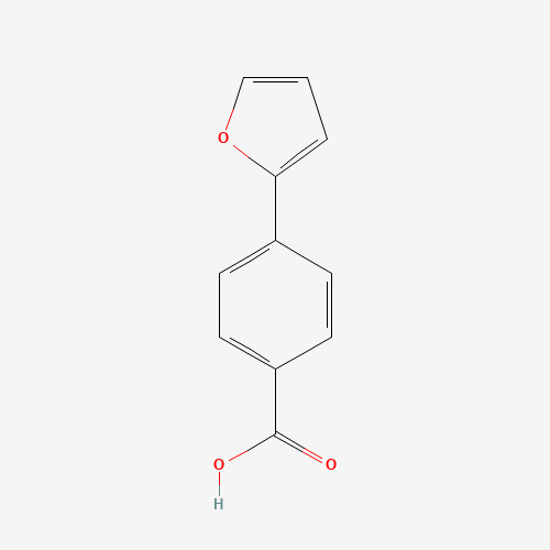 4-(2-FURYL)BENZOIC ACID (CAS: 35461-98-4) - Chemical Structure and Molecular Formula 