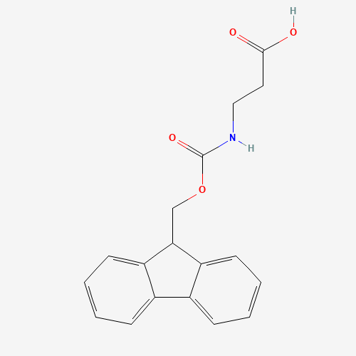 FMOC-b-Ala-OH (CAS: 35737-10-1) - Chemical Structure and Molecular Formula 