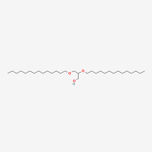 1,2-O-Ditetradecyl-rac-glycerol (CAS: 36314-51-9) - Chemical Structure and Molecular Formula 