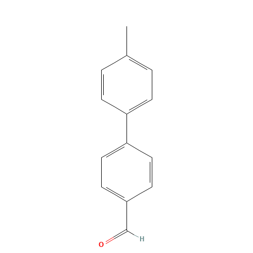 4'-Methylbiphenyl-4-carbaldehyde (CAS: 36393-42-7) - Chemical Structure and Molecular Formula 