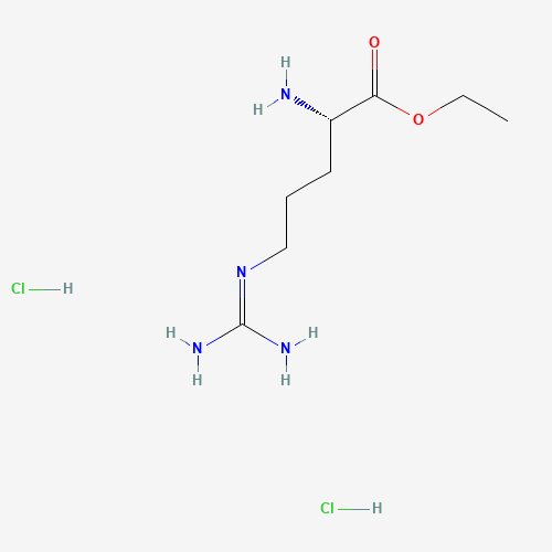 L-Arginine ethyl ester dihydrochloride (CAS: 36589-29-4) - Chemical Structure and Molecular Formula 