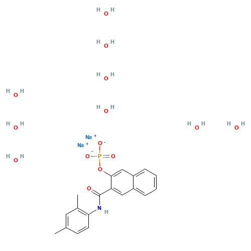 NAPHTHOL AS-MX-PHOSPHATE DISODIUM SALT NONAHYDRATE (CAS: 36889-52-8) - Related Chemical Product