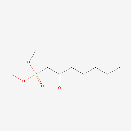 DIMETHYL (2-OXOHEPTYL)PHOSPHONATE (CAS: 36969-89-8) - Chemical Structure and Molecular Formula 