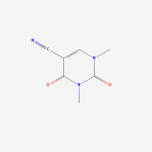 1,3-DIMETHYL-5-CYANOURACIL (CAS: 36980-91-3) - Chemical Structure and Molecular Formula 