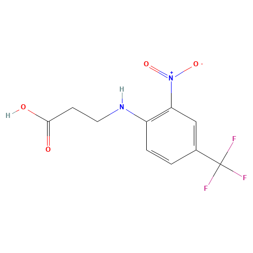 3-[2-NITRO-4-(TRIFLUOROMETHYL)ANILINO]PROPANOIC ACID (CAS: 37040-43-0) - Related Chemical Product