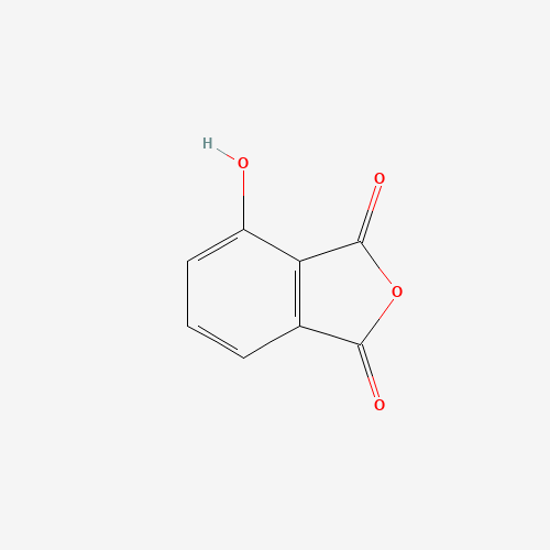 3-HYDROXYPHTHALIC ANHYDRIDE (CAS: 37418-88-5) - Chemical Structure and Molecular Formula 