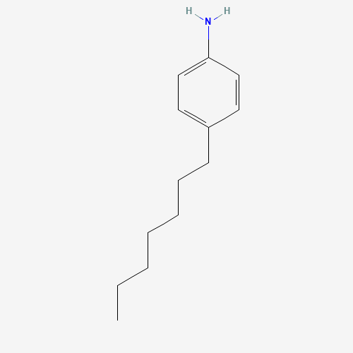 4-HEPTYLANILINE (CAS: 37529-27-4) - Chemical Structure and Molecular Formula 