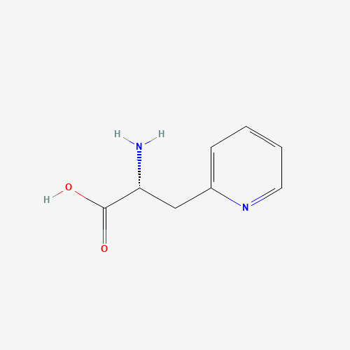 3-(2-Pyridyl)-D-alanine (CAS: 37535-52-7) - Chemical Structure and Molecular Formula 
