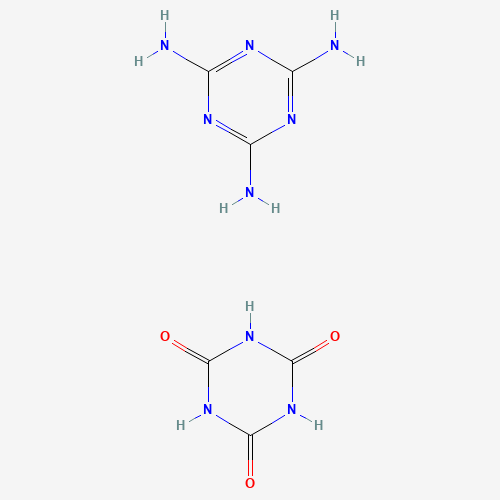 Melamine cyanurate (CAS: 37640-57-6) - Chemical Structure and Molecular Formula 