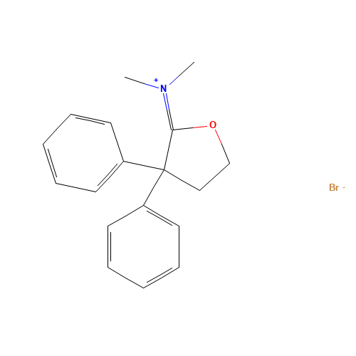 3,3-Diphenyltetrahydrofuran-2-ylidene(dimethyl)ammonium bromide (CAS: 37743-18-3) - Related Chemical Product