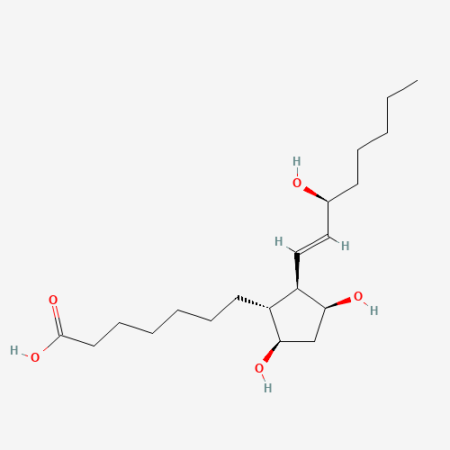 11BETA-PROSTAGLANDIN F1BETA (CAS: 37785-86-7) - Chemical Structure and Molecular Formula 