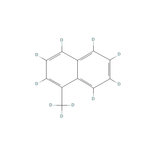 1-METHYLNAPHTHALENE-D10 (CAS: 38072-94-5) - Chemical Structure and Molecular Formula 