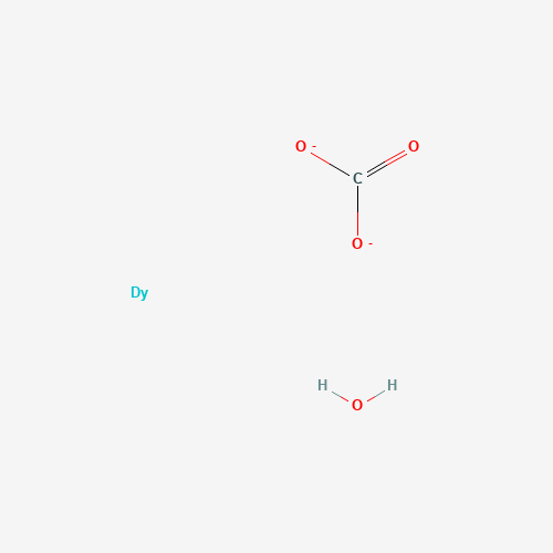 DYSPROSIUM CARBONATE TETRAHYDRATE (CAS: 38245-35-1) - Chemical Structure and Molecular Formula 
