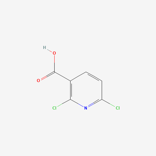 2,6-Dichloronicotinic acid (CAS: 38496-18-3) - Chemical Structure and Molecular Formula 