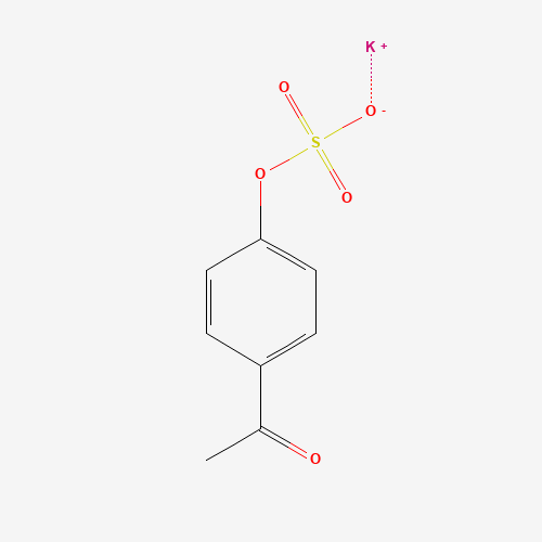 P-ACETYLPHENYL SULFATE POTASSIUM SALT (CAS: 38533-41-4) - Chemical Structure and Molecular Formula 