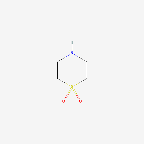 Thiomorpholine-1,1-dioxide (CAS: 39093-93-1) - Chemical Structure and Molecular Formula 