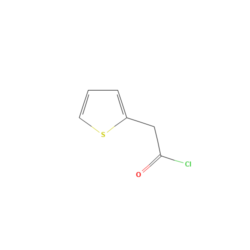 2-Thiopheneacetyl chloride (CAS: 39098-97-0) - Chemical Structure and Molecular Formula 