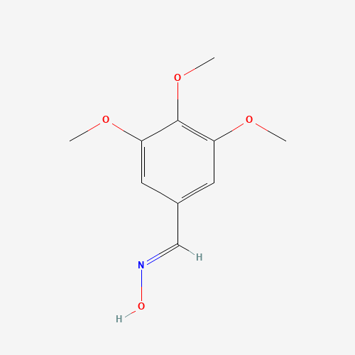 3,4,5-TRIMETHOXYBENZALDEHYDE OXIME (CAS: 39201-89-3) - Chemical Structure and Molecular Formula 