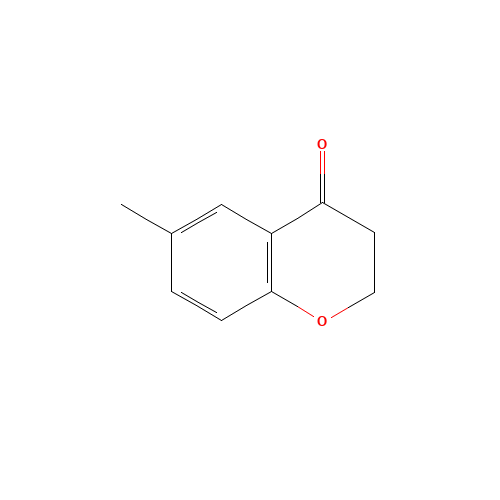 6-METHYL-4-CHROMANONE (CAS: 39513-75-2) - Chemical Structure and Molecular Formula 