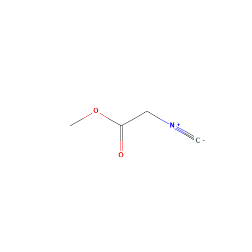 METHYL ISOCYANOACETATE (CAS: 39687-95-1) - Chemical Structure and Molecular Formula 