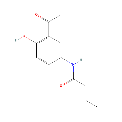 2-Acetyl-4-butyramidophenol (CAS: 40188-45-2) - Related Chemical Product