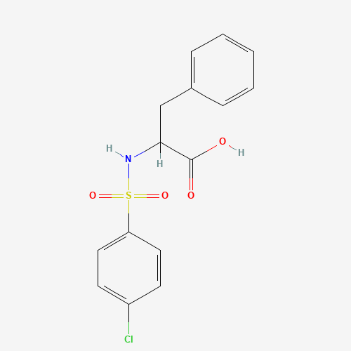 2-([(4-CHLOROPHENYL)SULFONYL]AMINO)-3-PHENYLPROPANOIC ACID (CAS: 40279-97-8) - Related Chemical Product