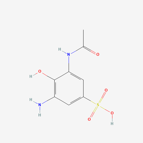 3-(ACETYLAMINO)-5-AMINO-4-HYDROXYBENZENESULFONIC ACID (CAS: 40306-75-0) - Related Chemical Product