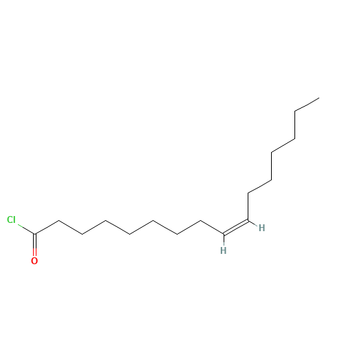 PALMITOLEOYL CHLORIDE (CAS: 40426-22-0) - Chemical Structure and Molecular Formula 
