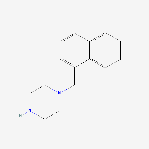 1-(1-NAPHTHYLMETHYL)PIPERAZINE (CAS: 40675-81-8) - Chemical Structure and Molecular Formula 