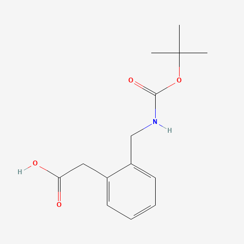 2-(Boc-aminomethyl)phenylacetic acid (CAS: 40851-66-9) - Related Chemical Product