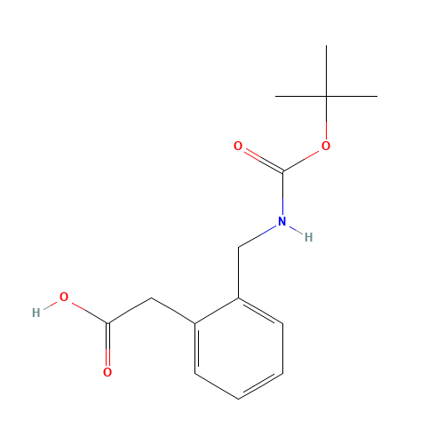 2-(Boc-aminomethyl)phenylacetic acid (CAS: 40851-66-9) - Related Chemical Product