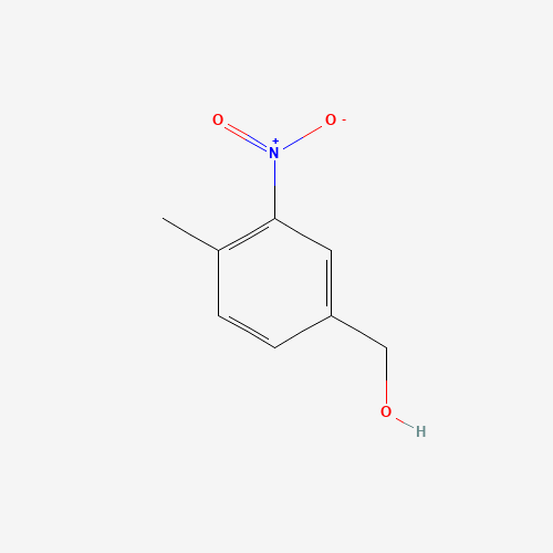 4-METHYL-3-NITROBENZYL ALCOHOL (CAS: 40870-59-5) - Chemical Structure and Molecular Formula 