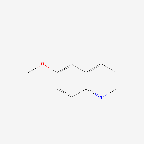 6-METHOXY-4-METHYLQUINOLINE (CAS: 41037-26-7) - Chemical Structure and Molecular Formula 