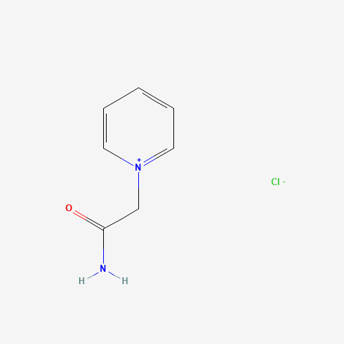 1-(AMINOFORMYLMETHYL)PYRIDINIUM CHLORIDE (CAS: 41220-29-5) - Chemical Structure and Molecular Formula 