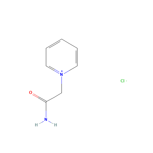 1-(AMINOFORMYLMETHYL)PYRIDINIUM CHLORIDE (CAS: 41220-29-5) - Chemical Structure and Molecular Formula 