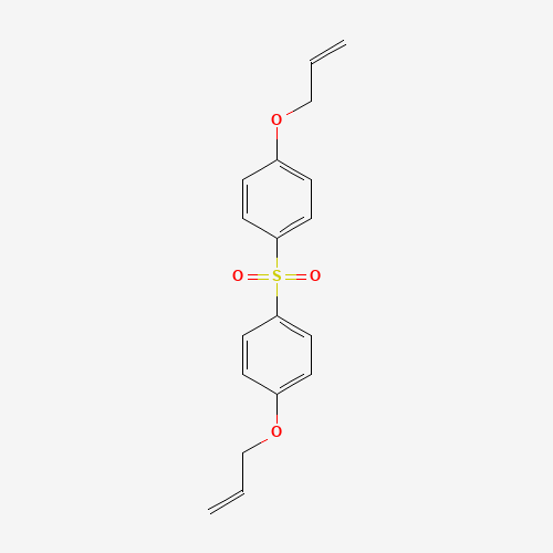 1-Prop-2-enoxy-4-(4-prop-2-enoxyphenyl)sulfonyl-benzene (CAS: 41481-63-4) - Chemical Structure and Molecular Formula 