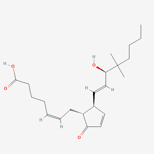 16,16-DIMETHYL PROSTAGLANDIN A2 (CAS: 41691-92-3) - Chemical Structure and Molecular Formula 
