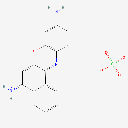 CRESYL VIOLET PERCHLORATE (CAS: 41830-80-2) - Chemical Structure and Molecular Formula 