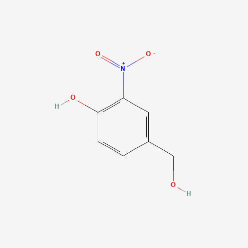 4-HYDROXY-3-NITROBENZYL ALCOHOL (CAS: 41833-13-0) - Chemical Structure and Molecular Formula 