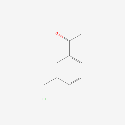 3'-CHLOROMETHYLACETOPHENONE (CAS: 41908-12-7) - Chemical Structure and Molecular Formula 