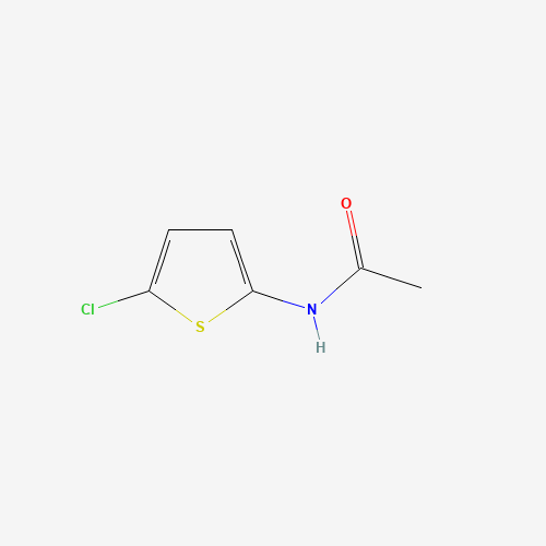 N-(5-CHLORO-THIOPHEN-2-YL)-ACETAMIDE (CAS: 42152-55-6) - Chemical Structure and Molecular Formula 