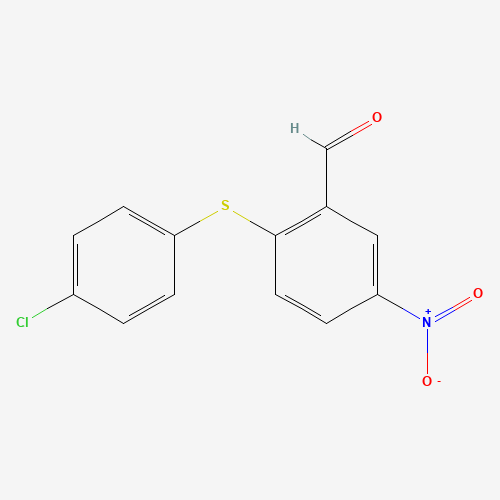 5-NITRO-2-(4-CHLOROPHENYLTHIO)BENZALDEHYDE (CAS: 42191-01-5) - Related Chemical Product