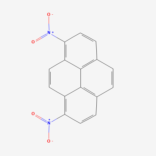 1,8-DINITROPYRENE (CAS: 42397-65-9) - Chemical Structure and Molecular Formula 