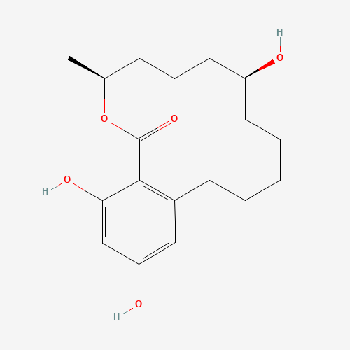 BETA-ZEARALANOL (CAS: 42422-68-4) - Chemical Structure and Molecular Formula 