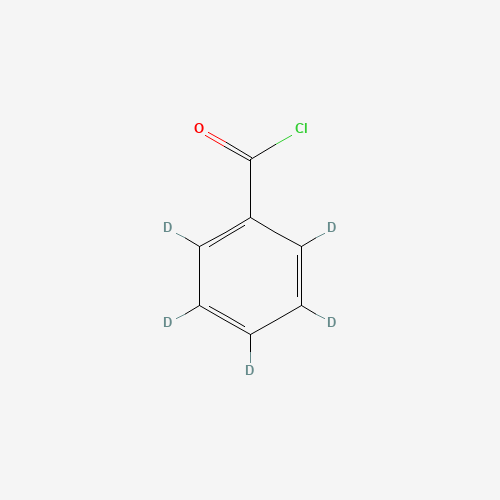 BENZOYL-D5 CHLORIDE (CAS: 43019-90-5) - Chemical Structure and Molecular Formula 