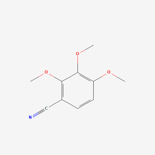 2,3,4-TRIMETHOXYBENZONITRILE (CAS: 43020-38-8) - Chemical Structure and Molecular Formula 