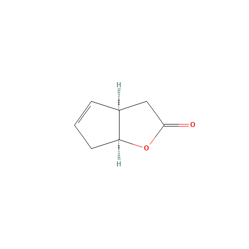 (1S,5R)-(-)-2-OXABICYCLO[3.3.0]OCT-6-EN-3-ONE (CAS: 43119-28-4) - Chemical Structure and Molecular Formula 